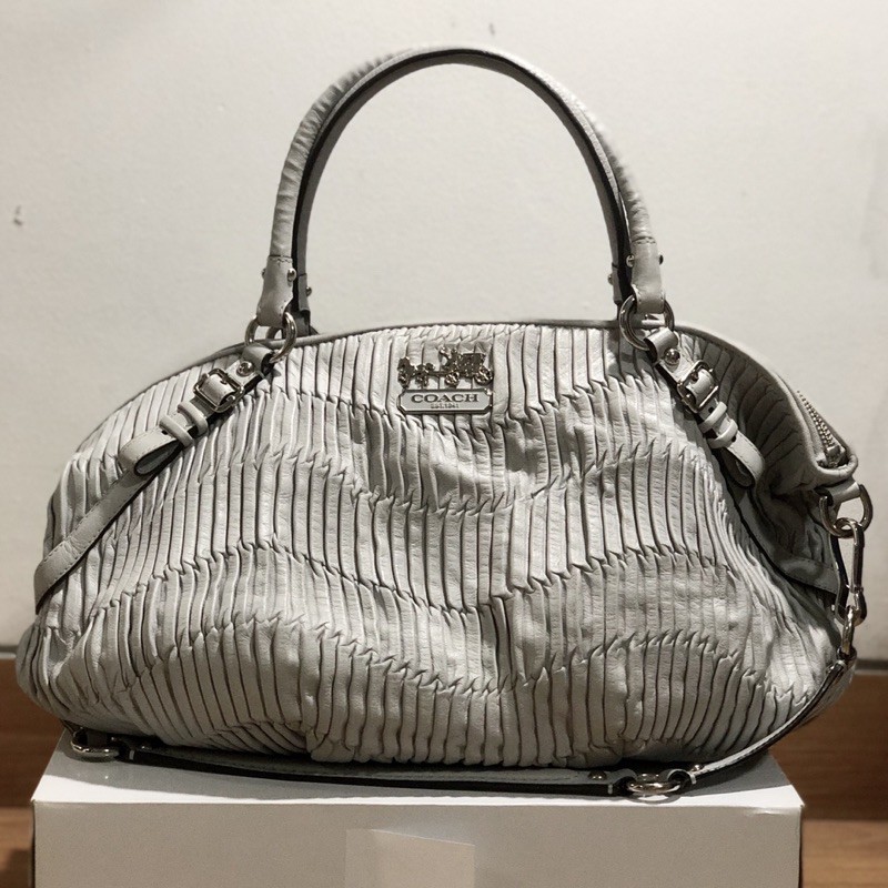 Tas Coach Bag Original Branded Handbag Wanita Gray