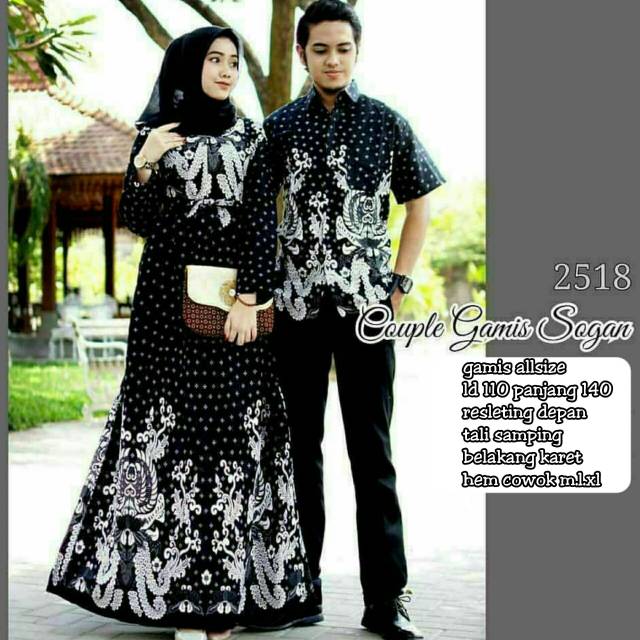 35+ Terbaik Untuk Couple Model Gamis Terbaru Batik