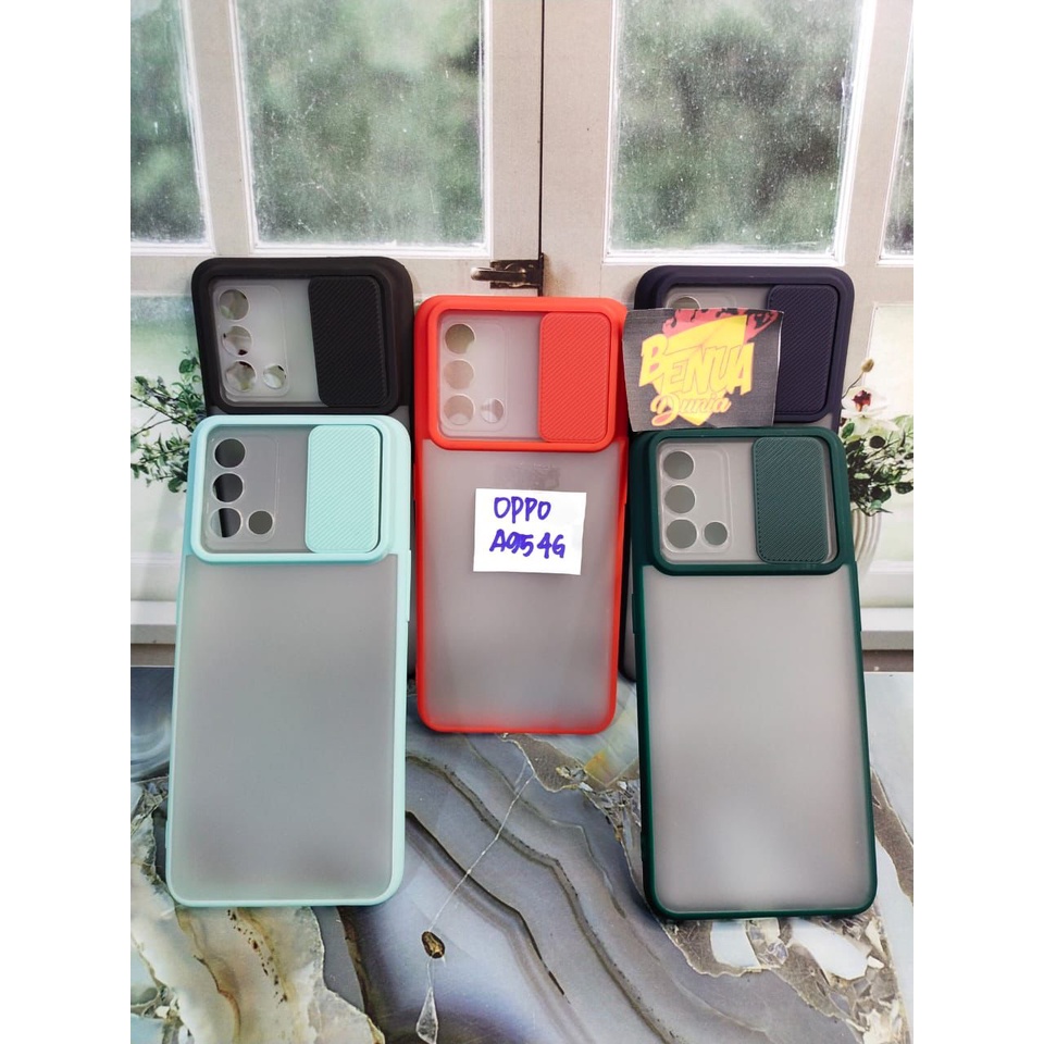 OPPO A95 4G CASE SLIDE PROTECTION SLEDING KAMERA / CASE SLIDE OPPO A95 4G - BENUA DUNIA