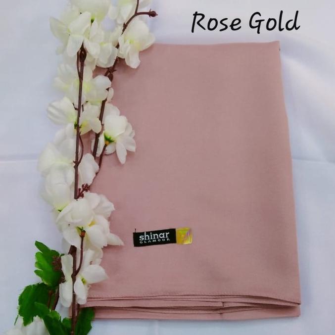 Kerudung Hijab / Jilbab Segi Empat Shinar Glamour Glitter Glowing Ansania Dan Azara Original Bahan M