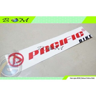 Sticker Stiker  Decal Speda Sepeda  Tulisan  Pacific Bike 