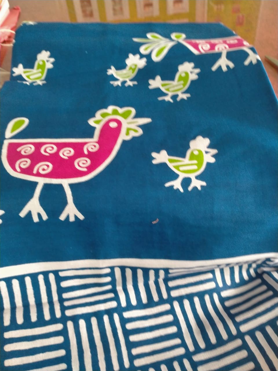 Atk Kain Batik Printing  Murah Motif Ayam Batik Anak Ayam Batik Seragam Kerja Batik Murah Pekalongan