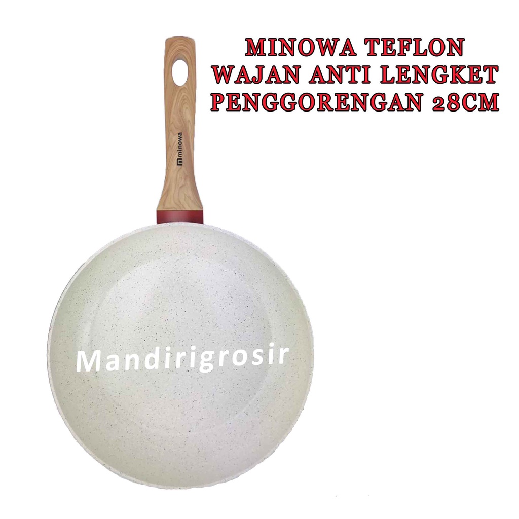 Teflon Marble * Minowa * Wajan Anti Lengket * Penggorengan