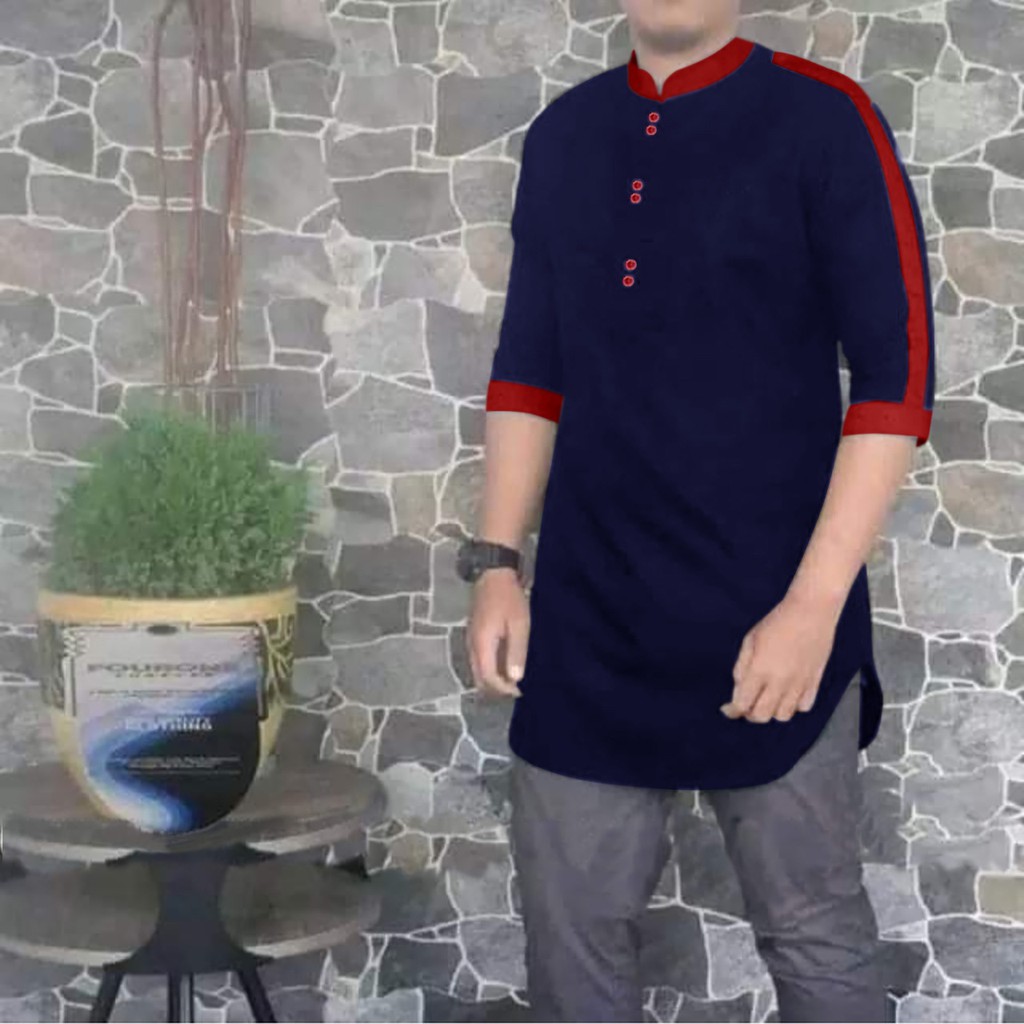 TOTOTAshop. Baju koko TUSKI pria, Lengan 7/8,bahan catton premium.