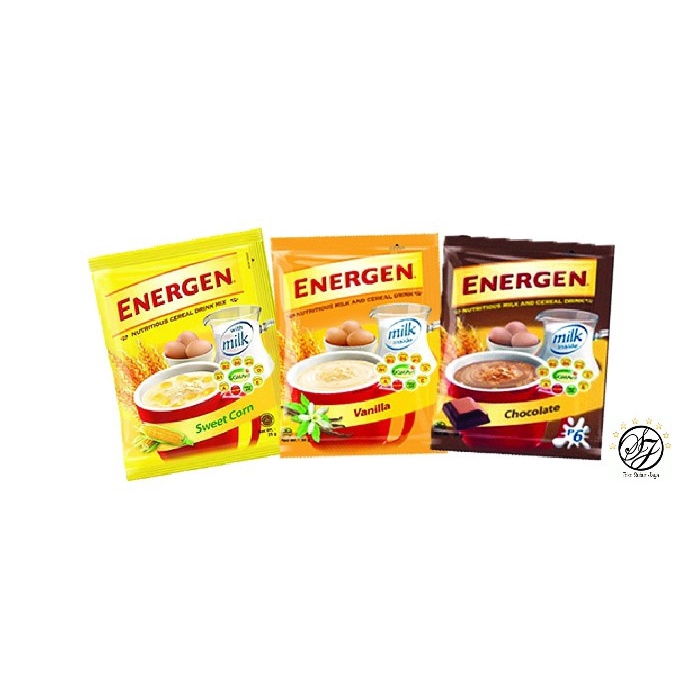 

TRADISIONALMINUMAN- ENERGEN RASA VANILA SACHET/ MINUMAN CEREAL INSTANT 10 BUNGKUS/LEMBAR -MINUMAN-