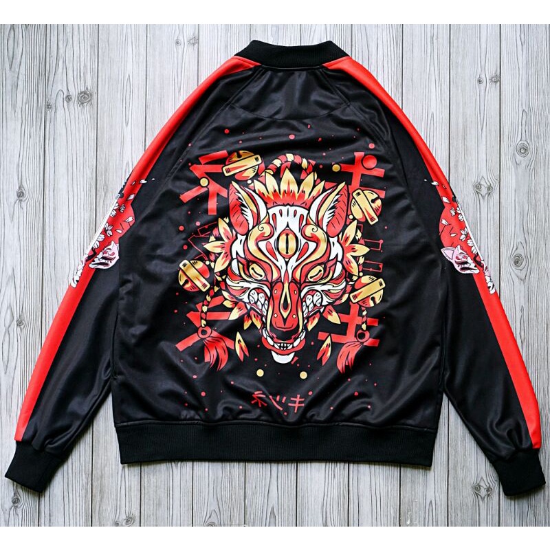 Viral jaket sukajan naga terbaru new arival best quality Jaket devil dragon