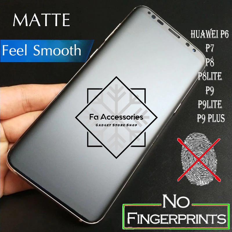 FA ANTI GORES JELLY HYDROGEL MATTE HUAWEI P6 P7 P8 P8LITE P9 P9LITE PLUS SCREEN PROTECTOR GUARD LITE