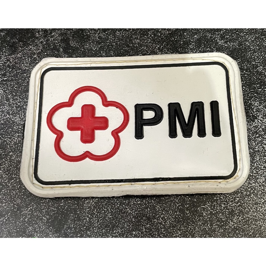 Patch PMI - Patch Velcro Palang Merah Indonesia - Prepetan PMI