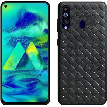 Soft Case Samsung Galaxy M30 Casing Cover HP Original Premium Woven Silicone