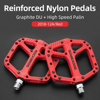 red mountain bike pedals