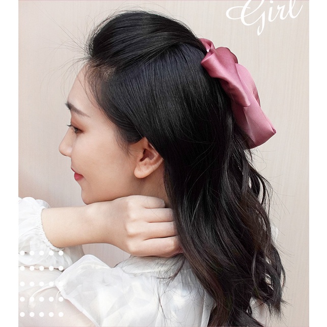 Jepit Rambut Korea Perempuan Dewasa Pita Besar Aksesoris Rambut Wanita lucu bahan import AK164