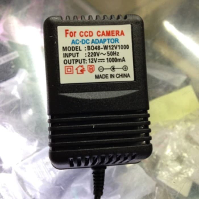 New adaptor power supply 12v 1a travo khusus ccd camera