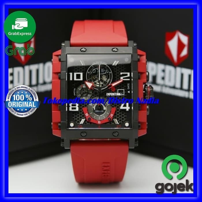 Jual Promo Jam Tangan Pria Expedition E6775 Mc Black Silver Blue Original Berkualitas