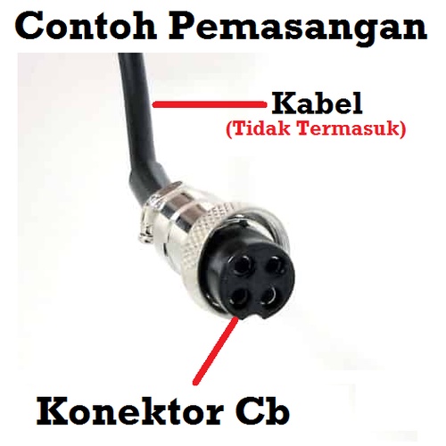 [HAEBOT] Jack Konektor Connector CB 2 3 4 5 6 7 8 Pin Male Female GX16 16mm Plug Socket Aviation CNC Panel Kontrol Colokan Sinyal