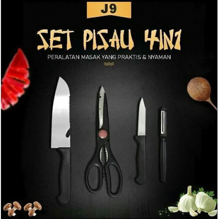 

PISAU 4IN1 SET GUNTING