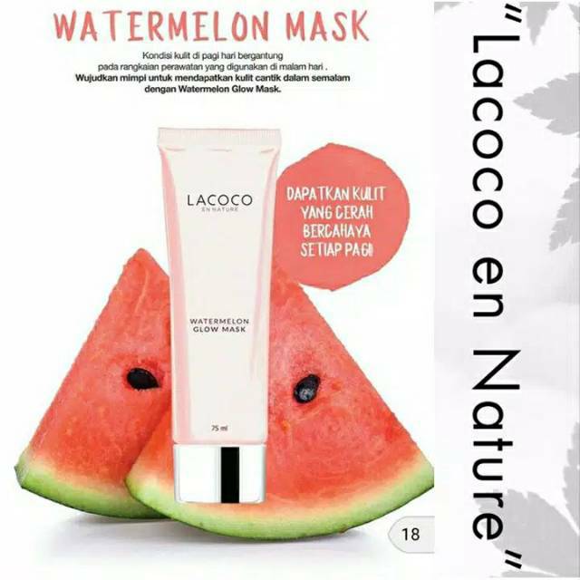 Lacoco Watermelon Glow Mask Sleeping Mask Original