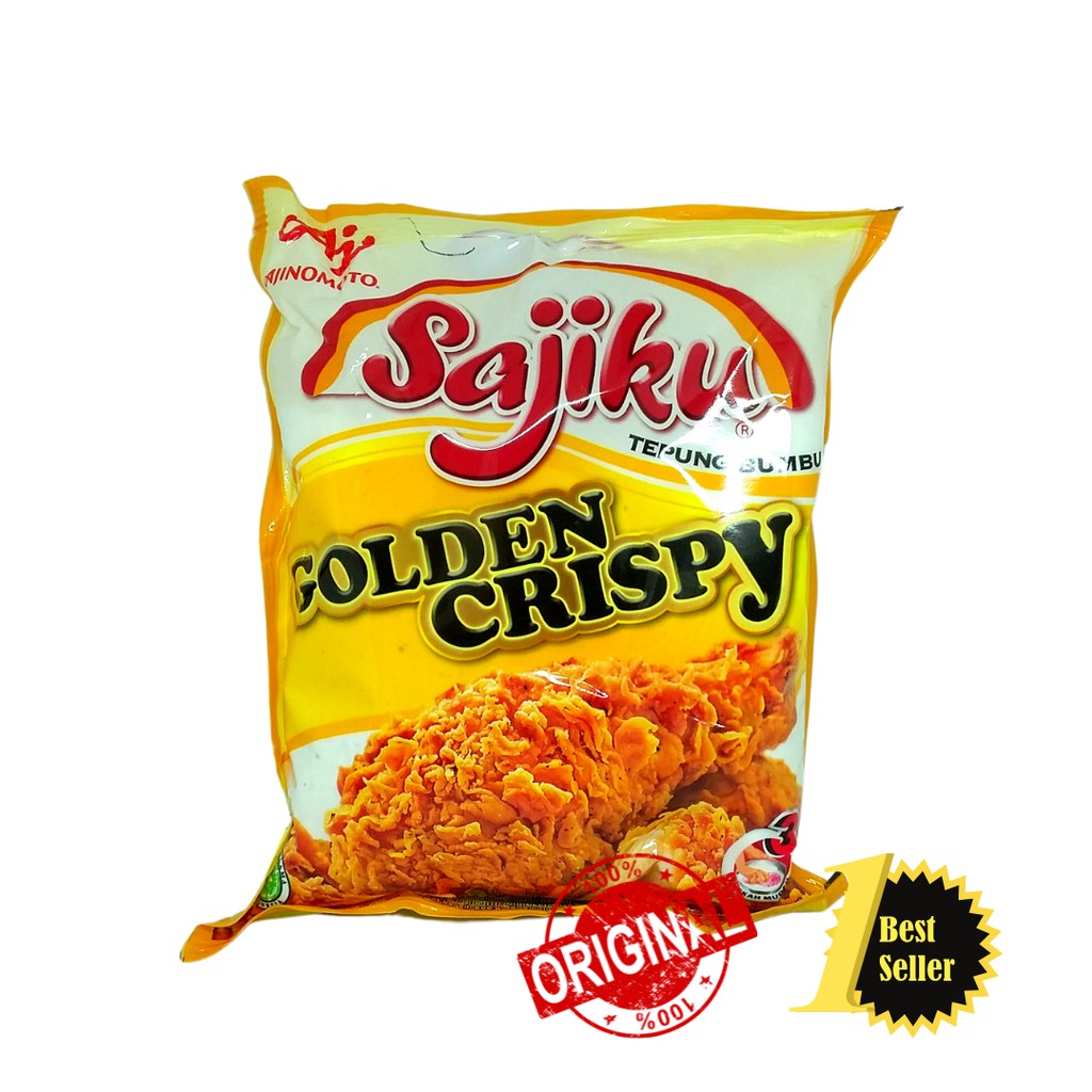 

Sajiku Golden Crispy 200 gr / Ajinomoto Tepung Bumbu Sajiku Golden Crispy 200
