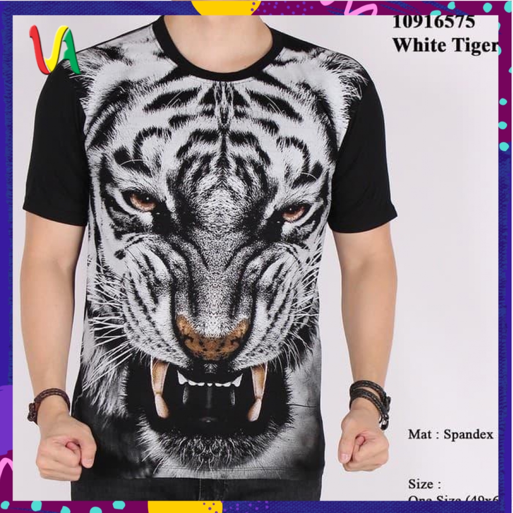  Kaos Gambar MACAN  3D Kaos  HARIMAU tiger 3D Pakaian 