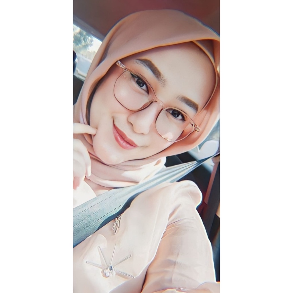 Haizeshop kacamata frame Anti Radiasi Blueray komputer HP TV / TR90 fashion pria dan wanita korea st