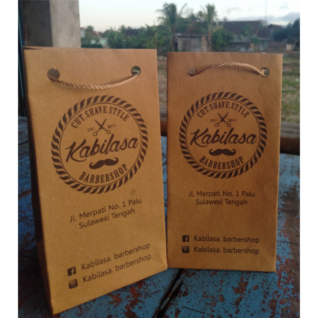

paperbag pomade 9x5x17