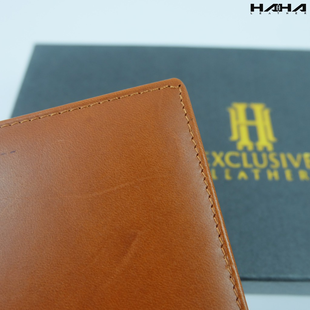 Dompet kulit PANJO kulit sapi slim tipis Kartu Cowok Cewek Pria Wanita Laki Perempuan - Originale Leather Wallet