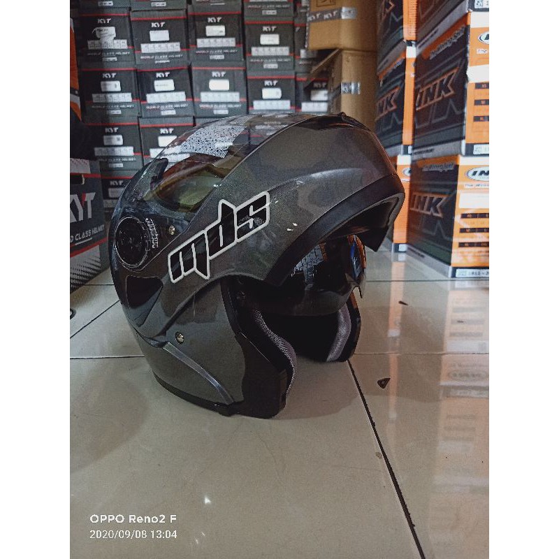 HELM MDS MODULAR/PRORIDER GRAFIX/ABU2 DOBEL VISOR MULTI FUNGSI