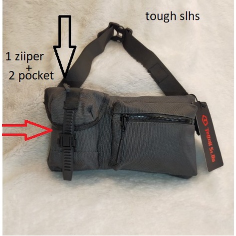 TOUGH SLASH WAISTBAG 817 TAS PINGGANG TOUGH CANVAS SELEMPANG WAIST TUF TOUGH TAF TAS PINGGANG