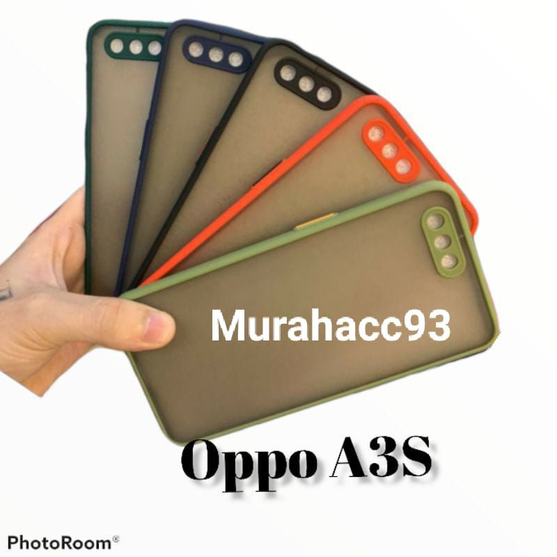 [MA] CASE BUMPER MY CHOICE OPPO A3S / REALME C1 / OPPO A5 HYBRID MATTE MY CHOICE PELINDUNG CAMERA