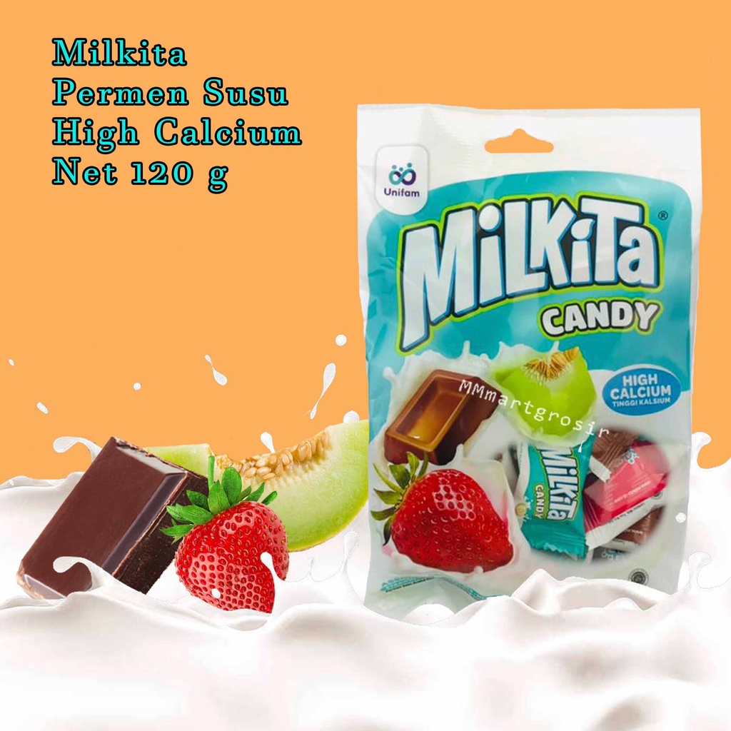 Milkita / Permen susu / tinggi kalsium / 30 pcs