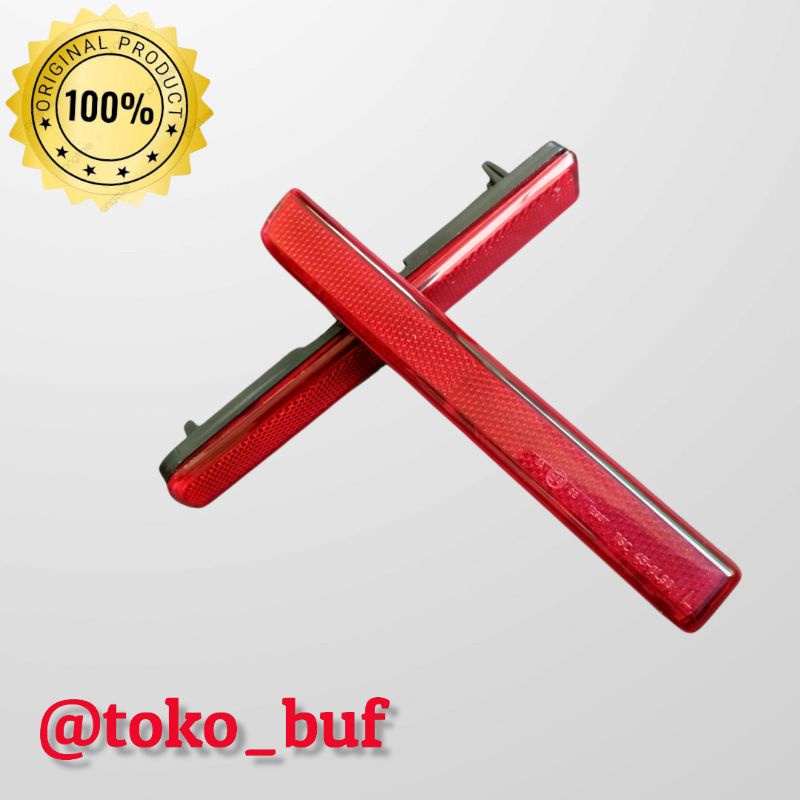 LAMPU REFLEKTOR AYLA ORIGINAL /LAMPU MATA KUCING BUMPER BELAKANG DAIHATSU AYLA