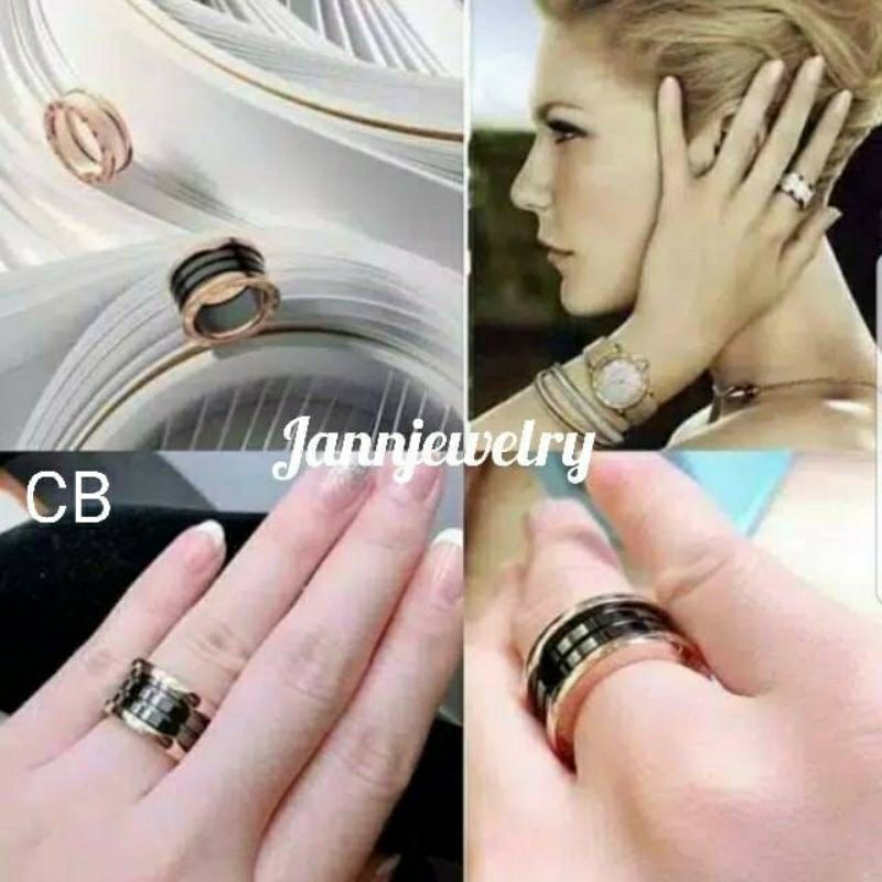 Cincin titanium lebar anti karat&amp;alergi uk 6-7-8-9-10-11