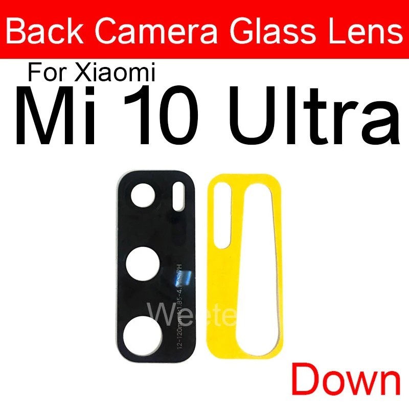 Camera Lens Lensa kamera kaca kamera belakang Xiaomi Mi 10 Ultra