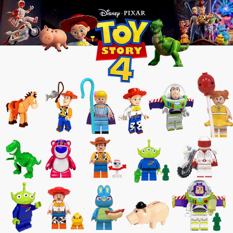 Mainan Balok Bangunan MINI Figure Lego Toy Story 4 Untuk Anak