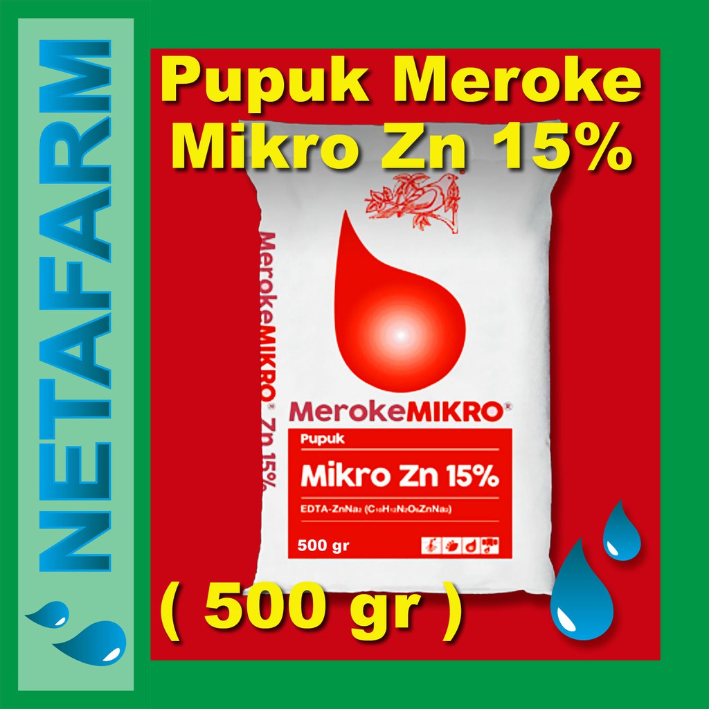 Pupuk Meroke Mikro Zn 15% - Kemasan 500 gr