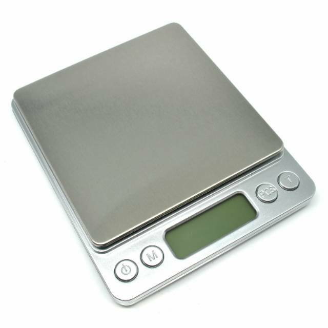 Timbangan Dapur Digital Mini Timbangan Kopi Platform Scale 1kg 0.1g - i2000