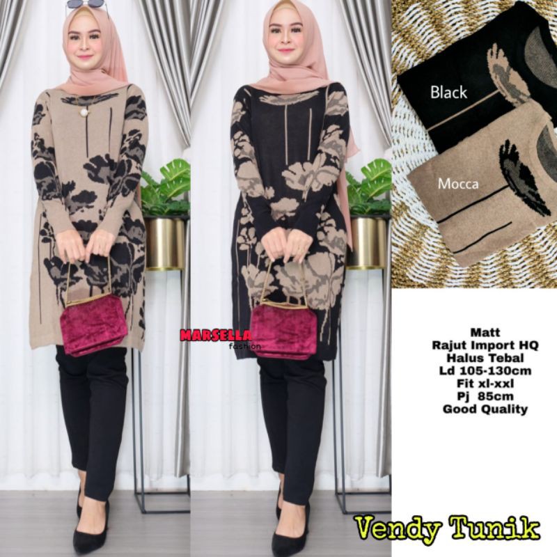 VENDY TUNIK || BAHAN RAJUT IMPORT HQ HALUS TEBAL TUNIK IMPORT TUNIK RAJUT TUNIK WANITA TUNIK KAOS