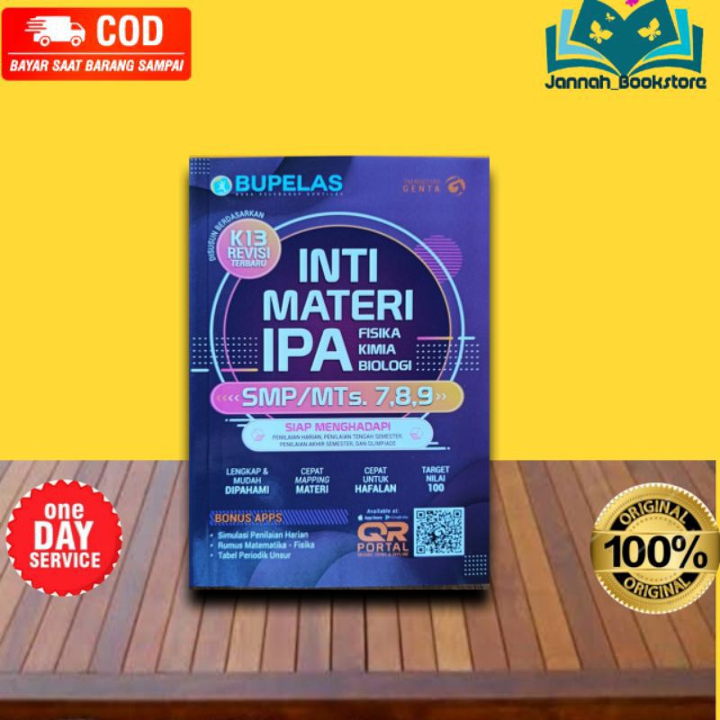 BUKU INTI MATERI IPA FISIKA,KIMIA,BIOLOGI SMP KELAS 7,8,9-IPA FISIKA KIMIA BIO
