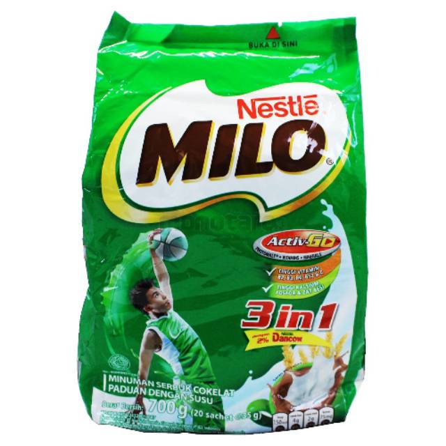 

Milo active go 3in1 700gr