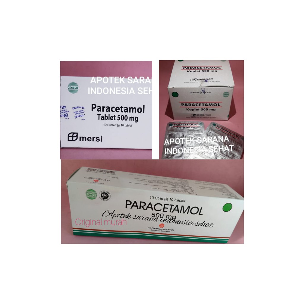 PARACETAMOL TAB 500 MG perBOX