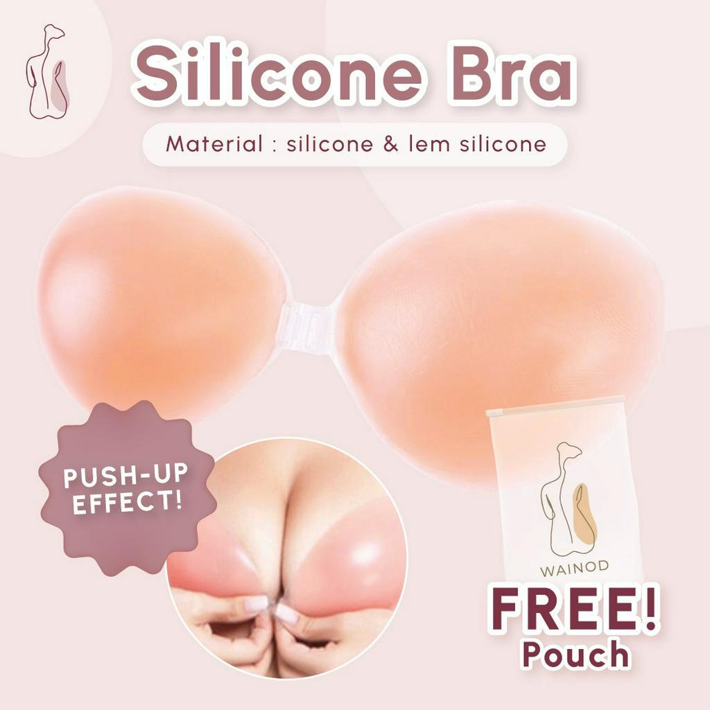 WAINODSHOP - SILIKON BRA model tempel size A - D