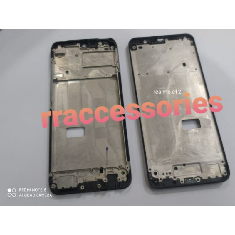 frame lcd tatakan lcd realme c12/middle flat dudukan lcd realme c12