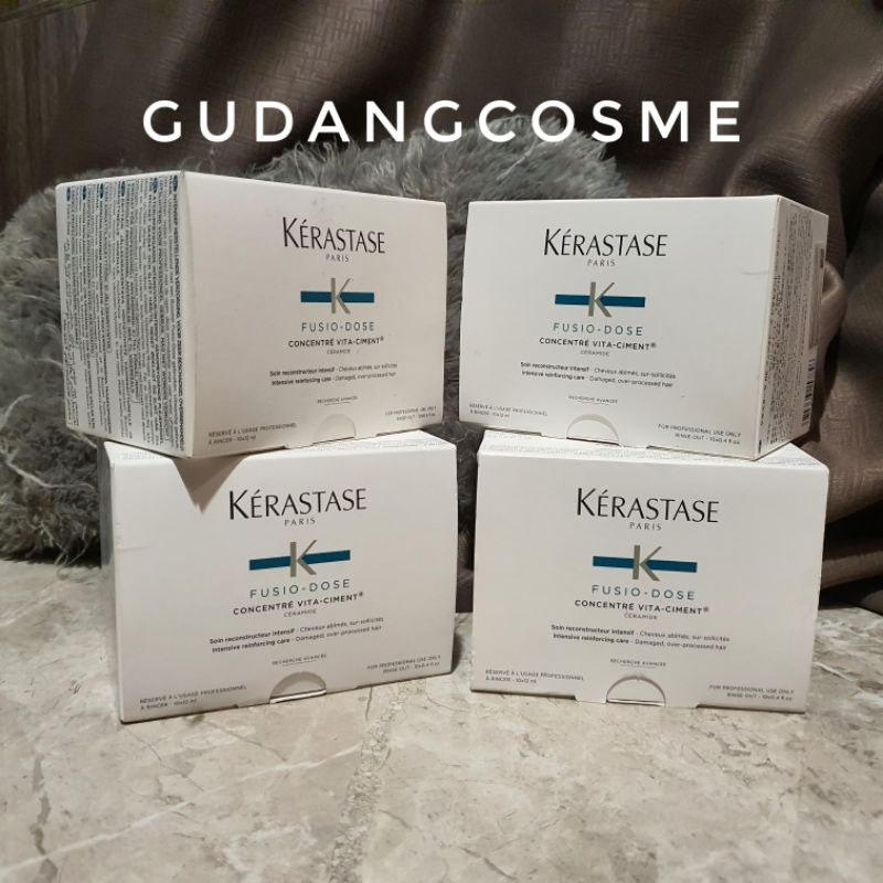 Jual Kerastase Fusio Dose Concentre Vita Ciment Concentrate X Ml Shopee Indonesia