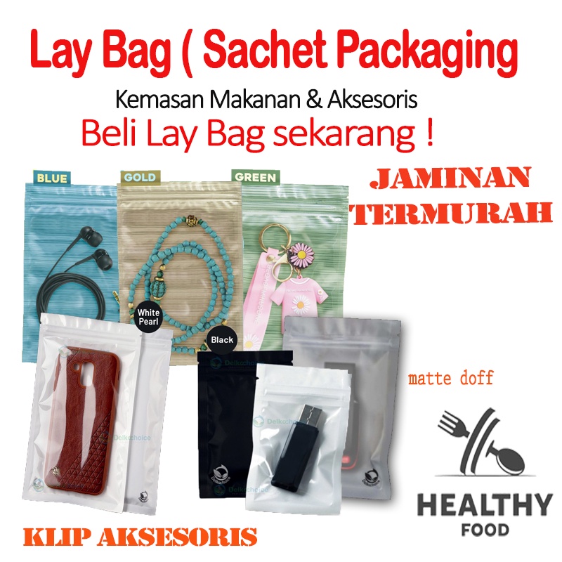 PLASTIK KLIP AKSESORIS | Sachet Bag | Lay Bag | Plastik Aksesoris | Plastik Ziplock