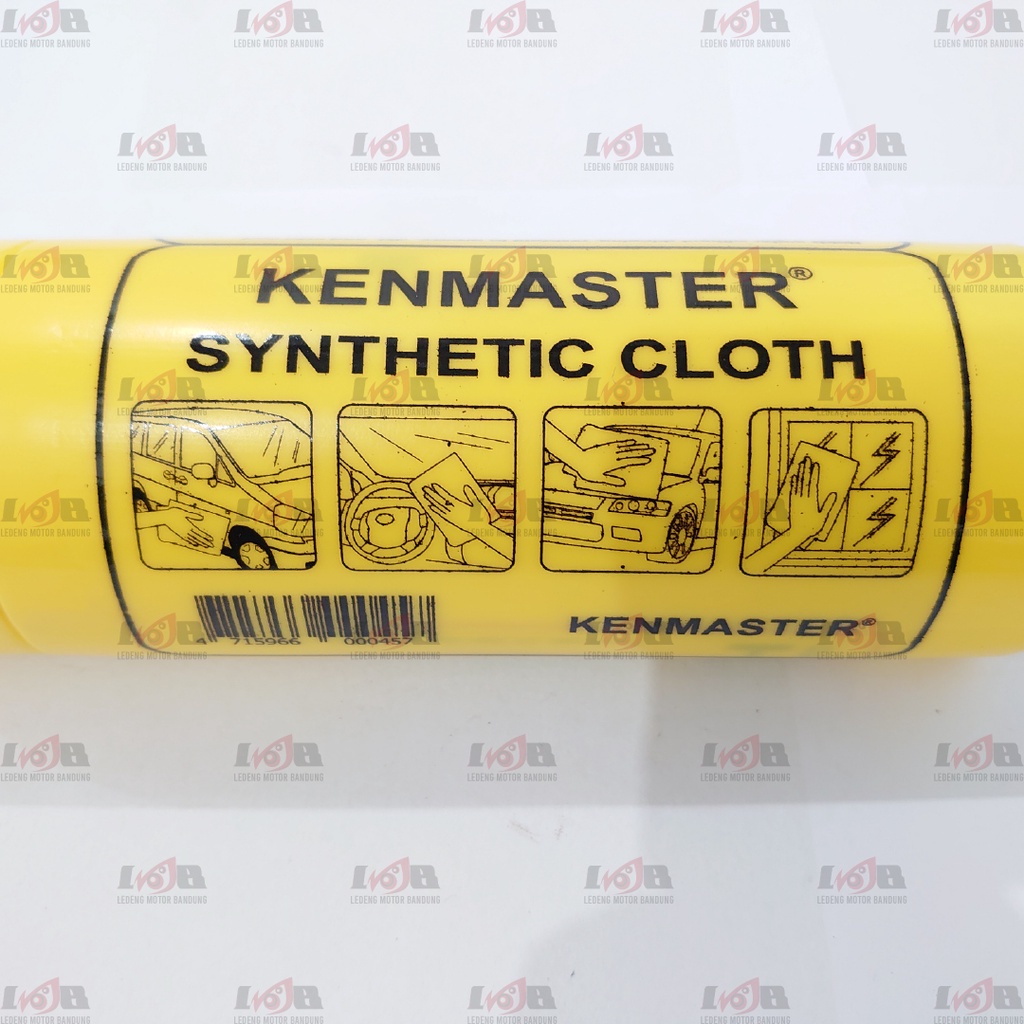 Kenmaster Kanebo Plas Chamois Yellow Box Lap Cuci Motor Mobil