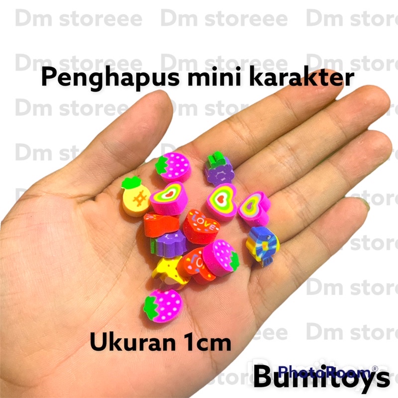 50gram penghapus pensil karakter mini lucu murah satuan