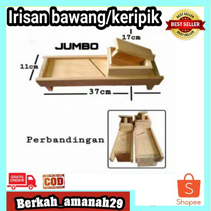 Pengiris keripik jumbo kayu cadangan Pemotong bawang merah, pengiris cabai, kunyit