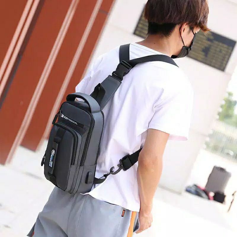 Tas Selempang Jinpaidi 7128 Pria & Wanita Tas Anti Air jkt_store official New Model 2020 HOT PRODUK