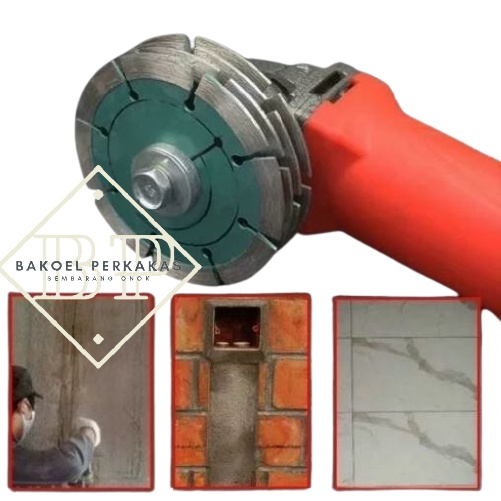 Wall Chaser Adapter Gerinda Ubah Ke Mesin Wallchaser Bobok Ukir Tembok Dinding Tanam Pipa Kabel List