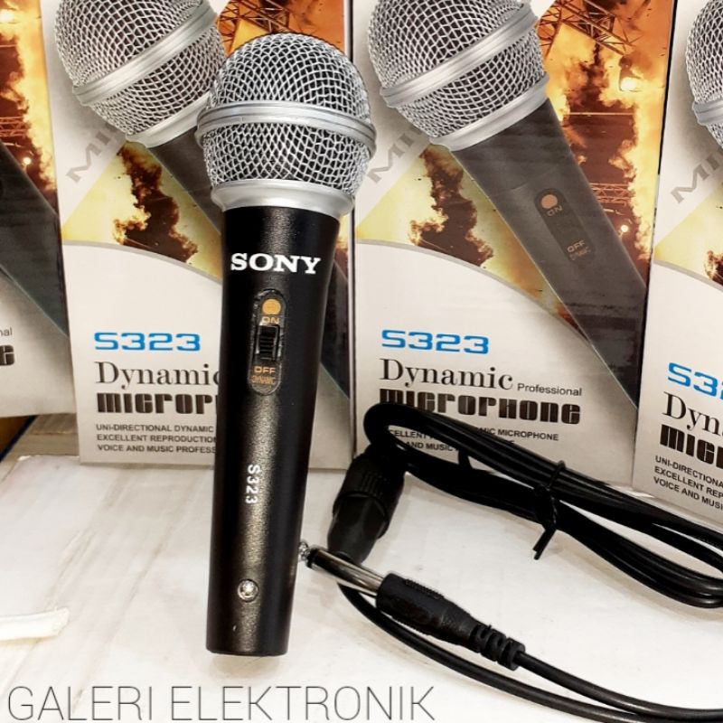 Mic/microphone sony kabel karaoke,mic aiwa kabel