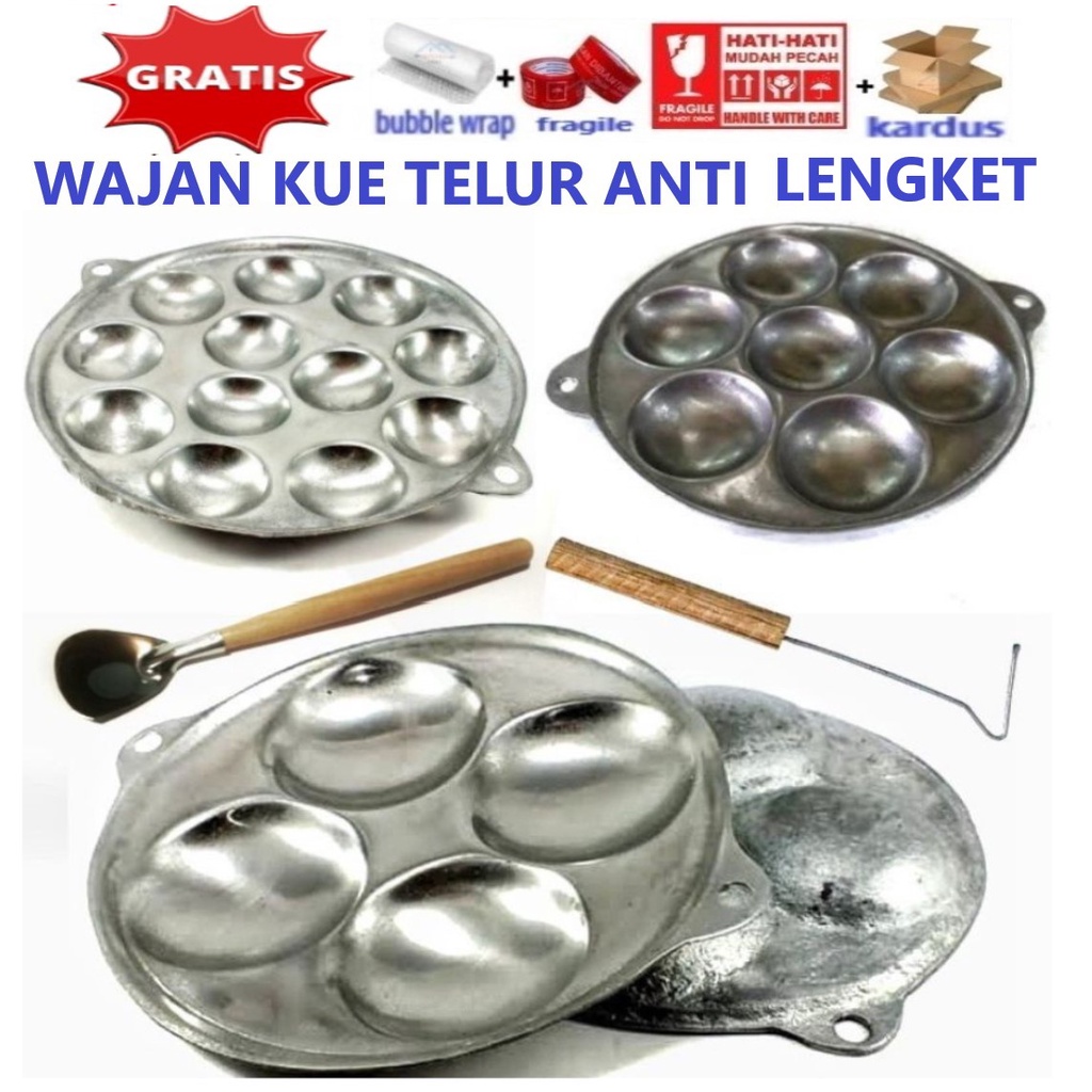 Murah... Cetakan kue lumpur/telur goreng/surabi mini 4 lubang- carabika 4 lubang